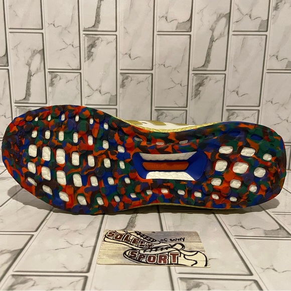 Adidas Ultraboost 5.0 DNA White Gold Running Training Gym Ultra Boost Mens Sizes - Picture 11 of 15